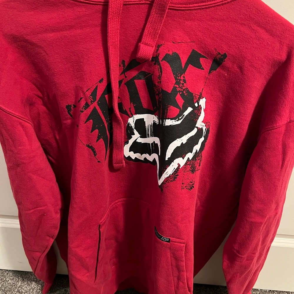 Fox Red Graphic Hoodie